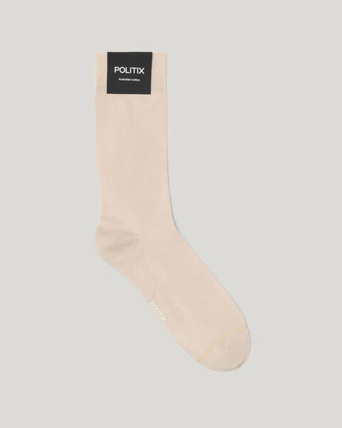 Australian Cotton Blended Sock, Neutral, hi-res